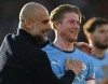 Pep Guardiola tiết lộ người quyết định đẩy De Bruyne rời Man City là ông, Txiki Begiristain và Man City. ẢNH: GETTY
