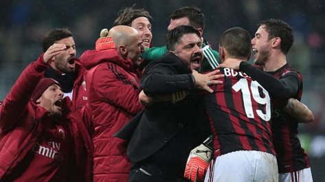 Milan-Gattuso trở lại quả cảm