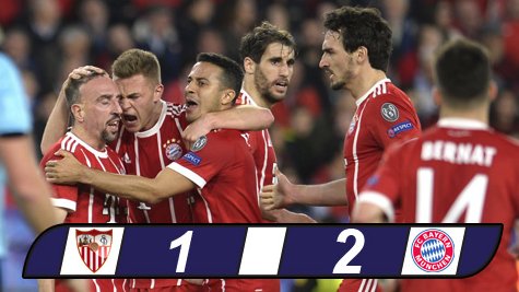 Sevilla 1-2 Bayern