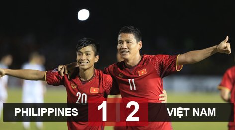 Philippines 1-2 Việt Nam: Song Đức lập công