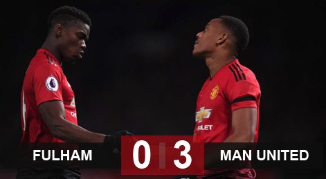 Fulham 0-3 Man Utd: Quỷ đỏ lần đầu lọt vào top 4