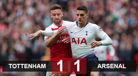 Tottenham 1-1 Arsenal: Kane ghi bàn tranh cãi, Spurs hòa nhọc nhằn