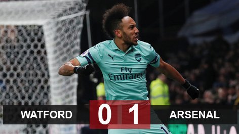 Watford 0-1 Arsenal: Trở lại Top 4
