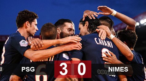 PSG 3-0 Nimes: Đại thắng ngày ra quân