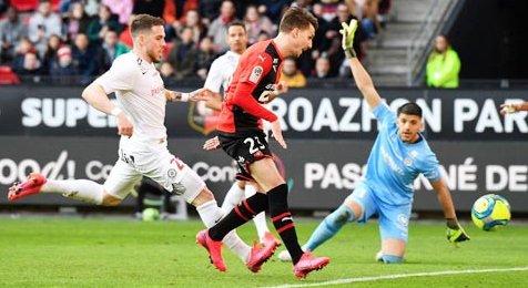 Montpellier khó tránh khỏi thất bại trước Rennes