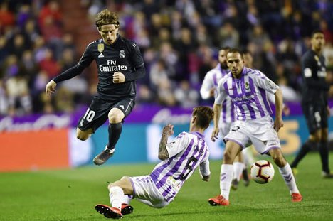 Modric sẽ cùng đồng đội chinh phục đối thủ dưới cơ Valladolid