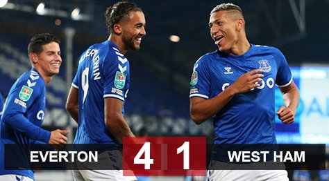 Everton 4-1 West Ham: Calvert-Lewin lập hat-trick