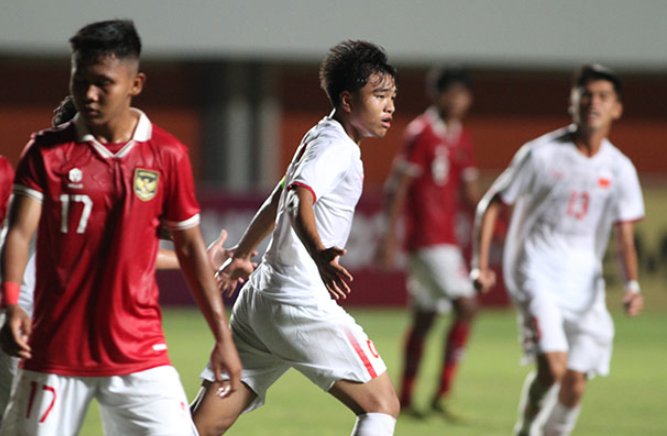 ​​​​​​​U16 Việt Nam tự tin đấu U16 Indonesia ở chung kết - Ảnh: Thiên Minh