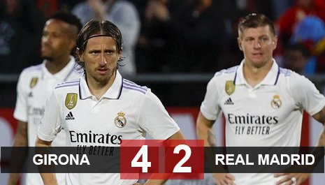 Girona 2-4 Real Madrid: Dâng cúp cho Barca
