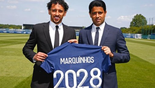 Marquinhos gia hạn hợp đồng với PSG