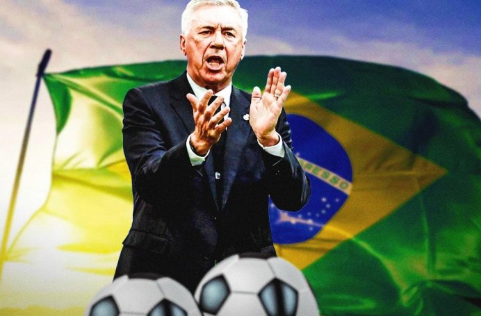 HLV Carlo Ancelotti đồng ý dẫn dắt ĐT Brazil. (Ảnh: Clutchpoint)