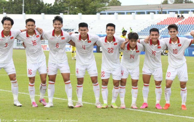U23 Việt Nam vào chung kết U23 Đông Nam Á 2023 - Ảnh: VFF
