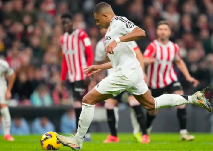 Mbappe sút hỏng phạt đền liên tiếp chỉ trong 1 tuần khiến Real Madrid thua sốc. Ảnh: GETTY