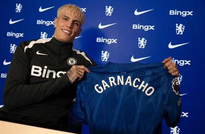 Garnacho đã là người của Chelsea. ẢNH: CHELSEA