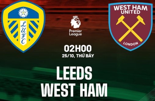 Tip bóng đá 25/10 02:00 Leeds vs West Ham: Bệ phóng Elland Road