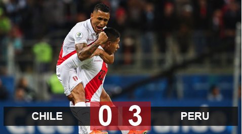 Chile 0-3 Peru: Quả ngọt sau 44 năm