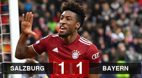 RB Salzburg 1-1 Bayern Munich: Chủ nhà đánh rơi chiến thắng