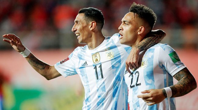 Di Maria và Lautaro Martinez có thể tỏa sáng để đem về chiến thắng cho Argentina trước UAE