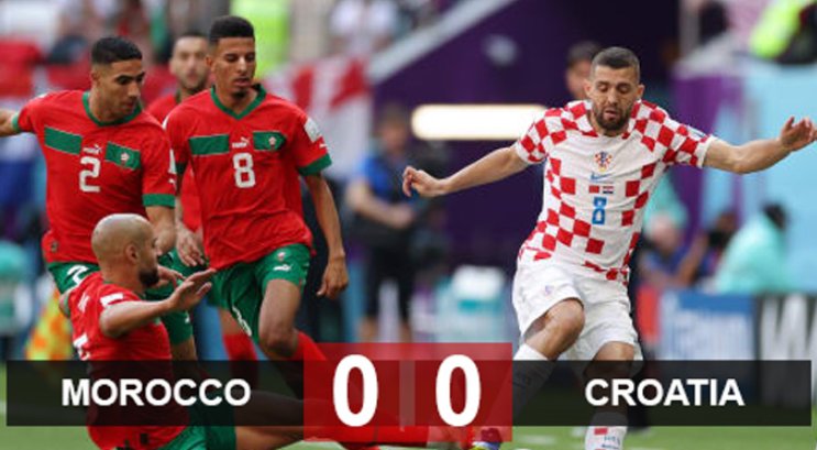 Morocco 0-0 Croatia: Đương kim á quân bị cầm chân vì công kém