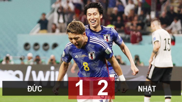 Đức 1-2 Nhật Bản: Tuyệt vời tinh thần Samurai!