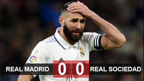 Real Madrid 0-0 Sociedad: Níu chân nhau giúp Barca hưởng lợi