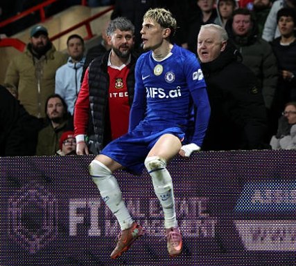 Garnacho có lẽ là cầu thủ chơi chói sáng nhất của Chelsea tại Wrexham.